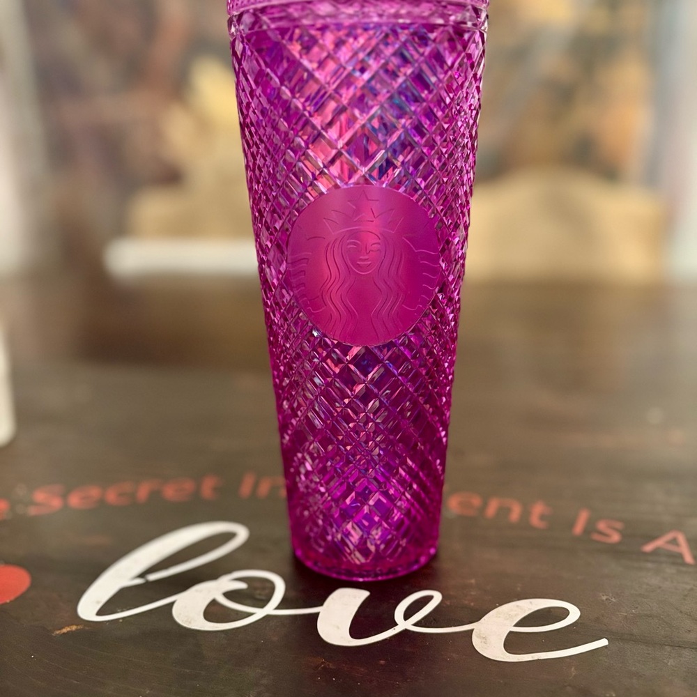 Starbucks Fuchsia Diamond Tumbler